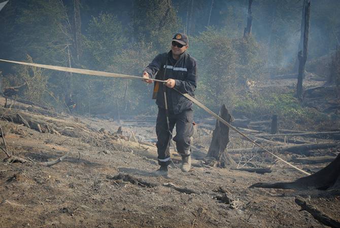 Հրշեջներին հաջողվել Է մեկուսացնել կրակը Բորժոմի անտառում
