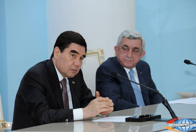 Armenia, Turkmenistan to strengthen cooperation in contributing to global piece