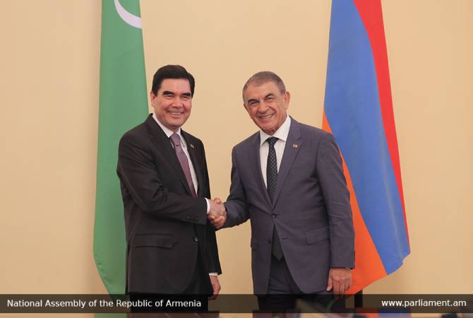 President of Turkmenistan visits Armenia’s Parliament