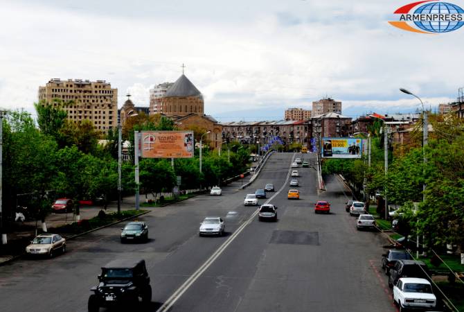 На ряде улиц Еревана скорость движения будет ограничена до максимально допустимых 
40 км/час