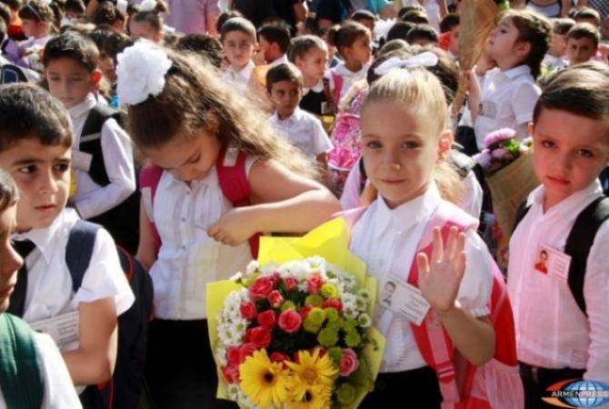 Սեպտեմբերի 1-ին Հայաստանում դպրոց է այցելելու 40 հազար առաջին դասարանցի