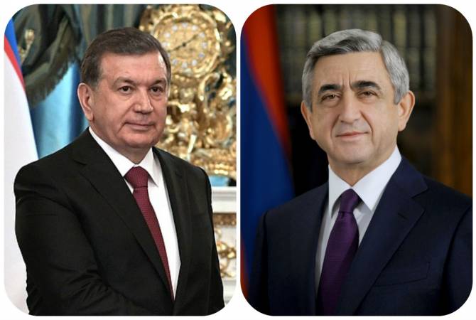 الرئيس سيرج سركيسيان يبعث رسالة تهنئة إلى رئيس أوزبكستان شاكت ميرزيييف بمناسبة يوم 
استقلال البلاد