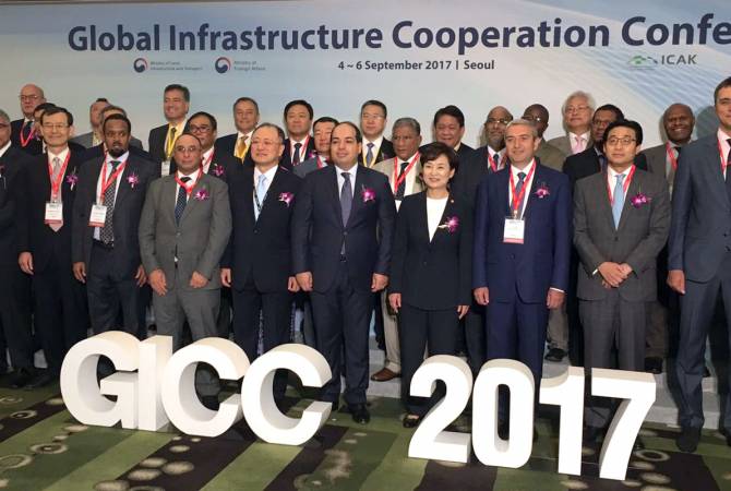 Armenian transportation minister participates in GICC 2017 Int’l conference in South Korea 