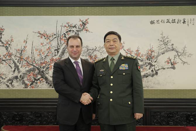 Չինաստանը կողմնակից է ԼՂ խնդրի բացառապես խաղաղ կարգավորմանը. կայացել է ՀՀ և ՉԺՀ պաշտպանության նախարարների հանդիպումը