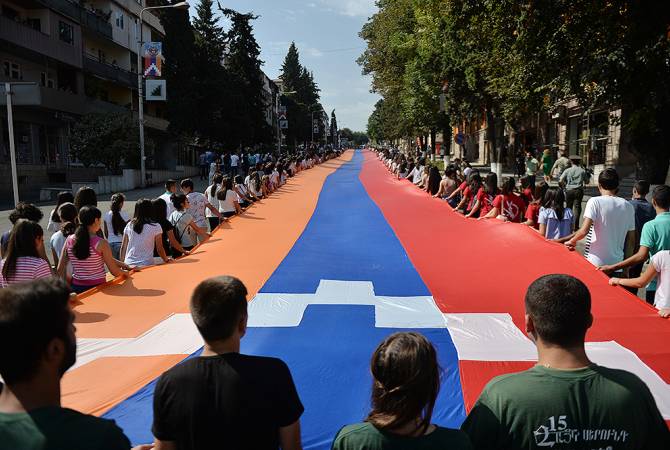 Armenian embassy in Belarus holds reception on 26th anniversary of Artsakh 