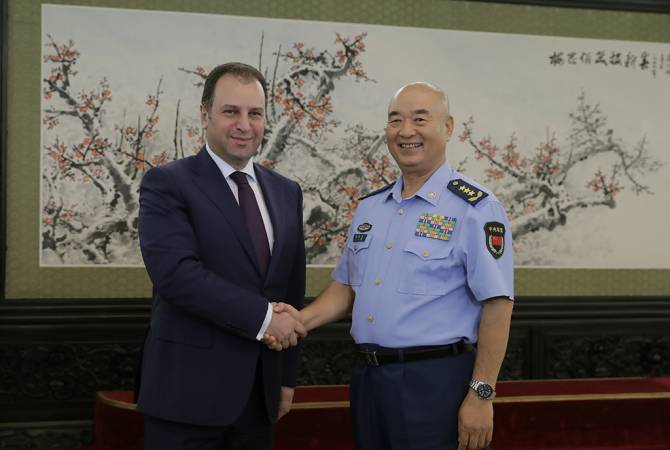 Defense minister Vigen Sargsyan’s visit to boost Armenia-China relations, says top military 
official Xu Qiliang