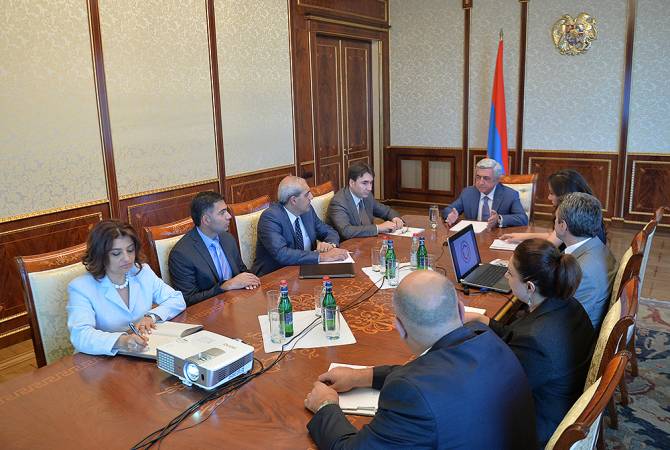 Ethics Committee of High-Ranking Officials briefs President Sargsyan on implemented work 