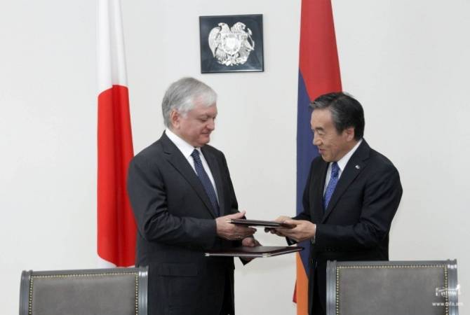 Armenia, Japan to reciprocally protect investments – 25th anniversary of establishment of 
diplomatic relations celebrated at MFA Armenia