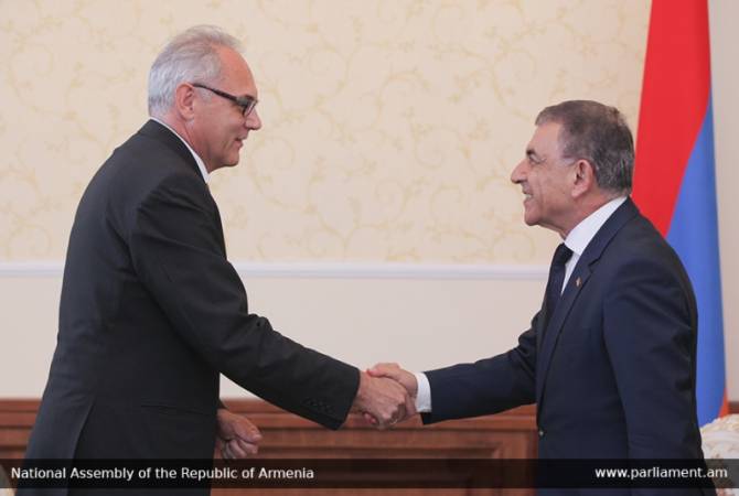 Armenian Parliament Speaker holds meeting with Germany’s Ambassador 