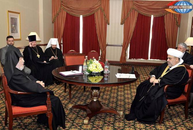 Meeting of Armenian, Russian and Azerbaijani religious leaders kicks off in Moscow