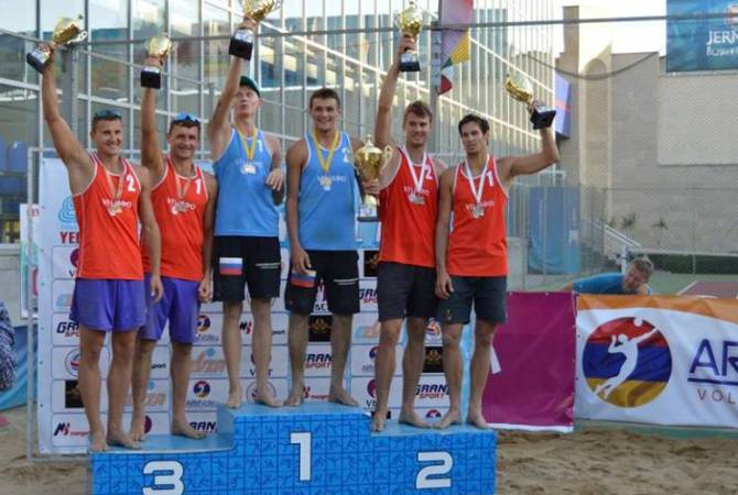 Eastern Europe men’s beach volleyball championship held in Yerevan 
