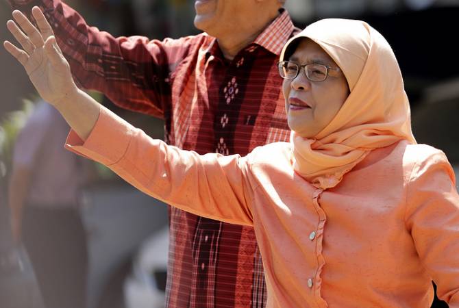Halimah Yacob elected Singapore's first woman president