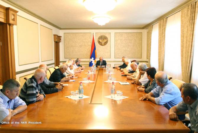 Artsakh’s President holds consultations with political forces over reforms to follow Constitutional 
changes
