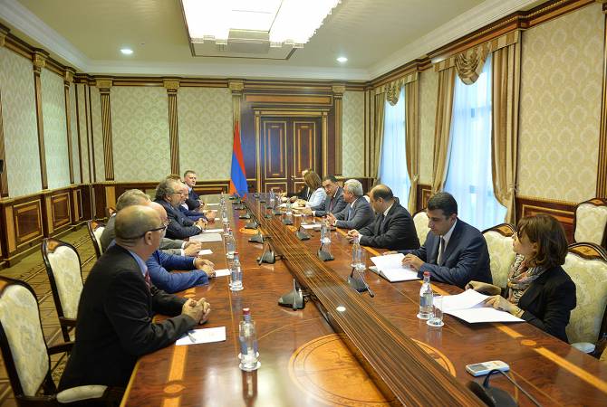Президент Армении принял членов Института стратегических решений глобальных 
проблем имени Бориса Минца
