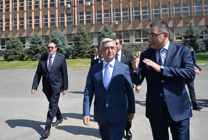 President Sargsyan attends Armenian-Russian University’s 20th anniversary grand session 