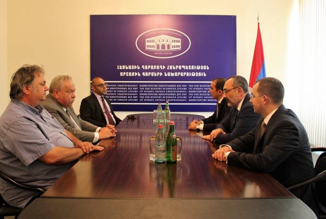 Foreign Minister of Artsakh receives participants of International Conference taking place in 
Stepanakert