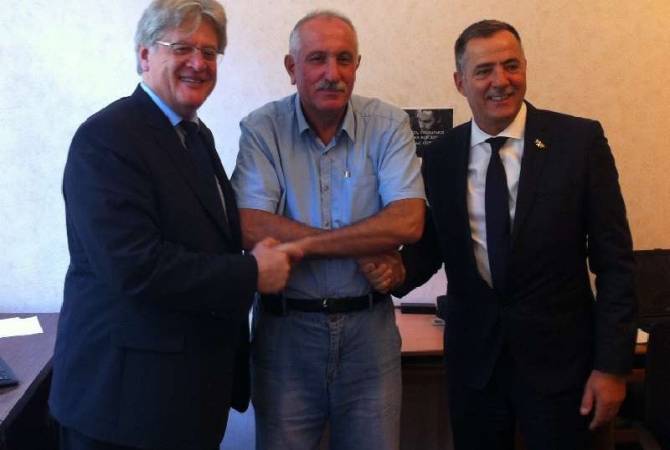 PACE co-rapporteurs visit Turan news agency in Azerbaijan