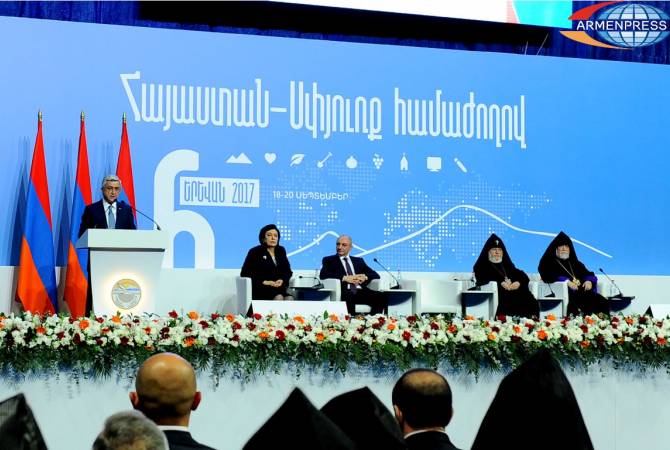 Our goal is to have 4 million population by 2040 – President Sargsyan