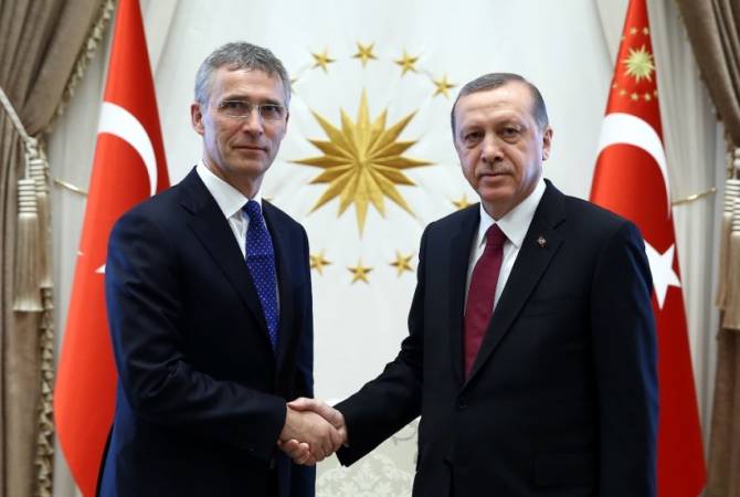 Turkey’s Erdogan meets with NATO Secretary General