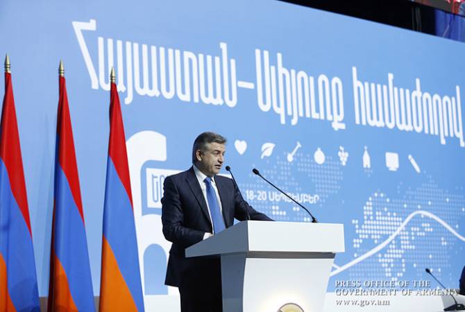  Մեր բարեփոխումներն առնչվում են ոչ միայն այսօրվա խնդիրների կարգավորմանը. 
վարչապետի ելույթը Հայաստան-Սփյուռք համաժողովին