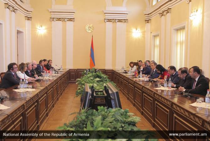 Armenia’s Parliament Speaker hosts delegation of US Congress