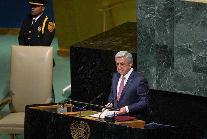 Armenia ready to participate in possible discussions on peacemaking efforts in Syria – President 
Sargsyan