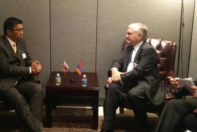 Հայաստանի արտգործնախարարը հանդիպել է Մադագասկարի արտաքին գործերի նախարարի հետ