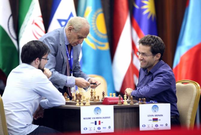 أرونيان يتأهل إلى نهائي كأس الشطرنج العالمي بعد فوزه على الفرنسي لاغراف
