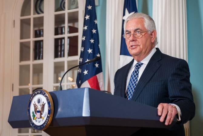 US Secretary of State Rex Tillerson thanks Armenia for dedication to regional stability