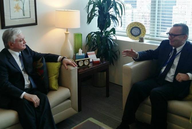 Налбандян встретился с заместителем Генерального секретаря ООН по политическим 
вопросам