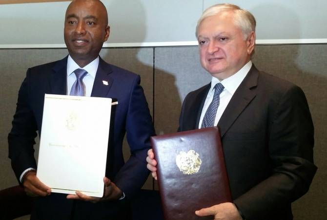 Armenia, Bahamas establish diplomatic relations 