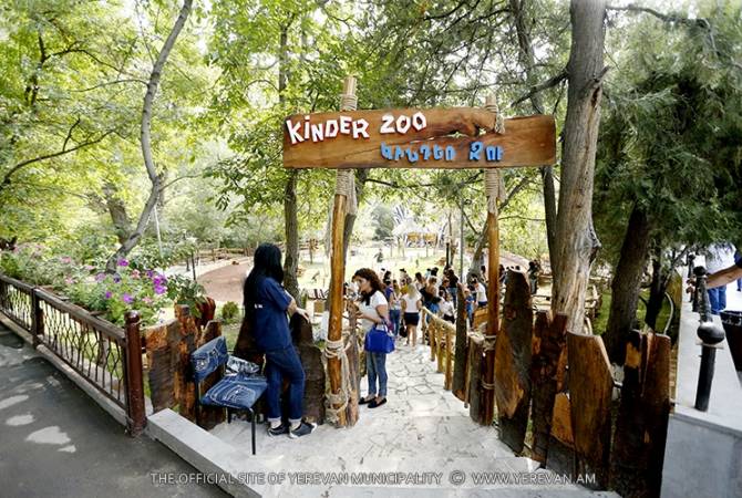Կենդանաբանական այգում բացվել է նոր մանկական ինտերակտիվ խաղահրապարակ-
այգի
