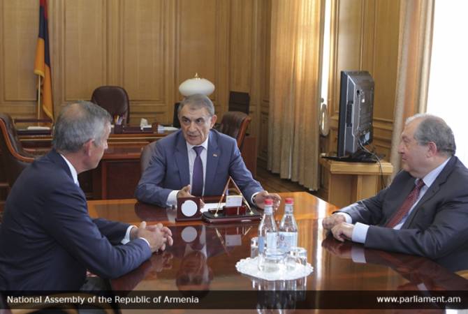Председатель Национального Собрания Армении принял лорда Ара Дарзи
