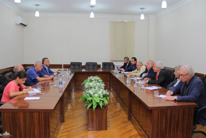 Artsakh parliamentary faction representatives hold meeting with Turkish public figures