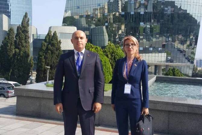 Armen Ashotyan and Mane Tandilyan return from Baku