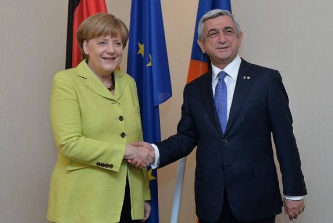 Президент Армении направил поздравительное послание Канцлеру Германии Ангеле Меркель