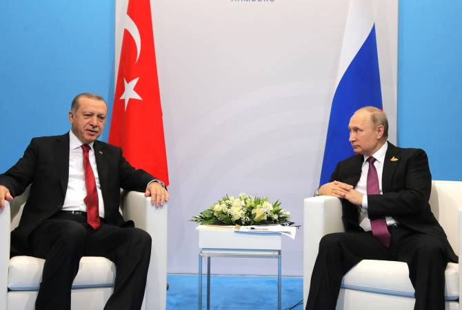 Putin, Erdogan discuss Syria in a telephone conversation