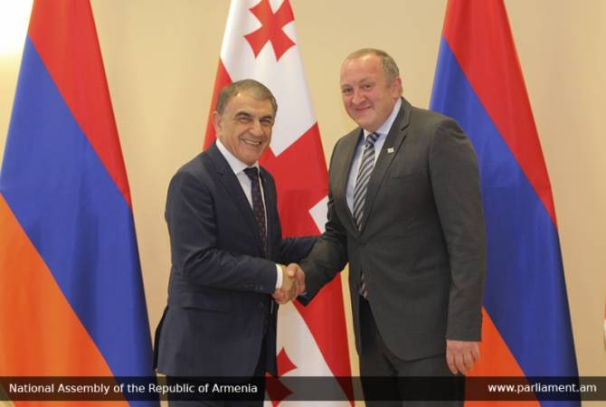 Georgian president thanks Armenia for support during wildfires 