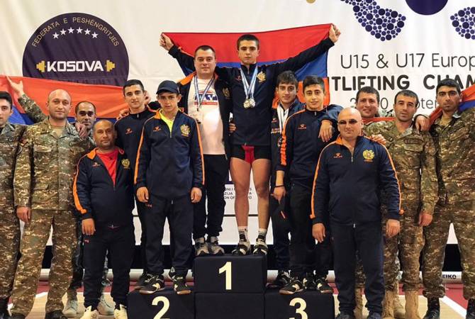 Юный тяжелоатлет Геворг Каграманян стал чемпионом Европы