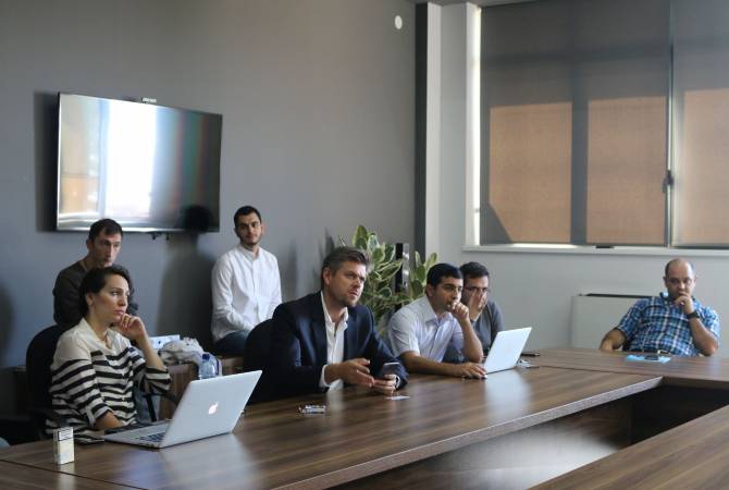 Successful manager and investor in techno sphere Ilya Laurs visits Armenia