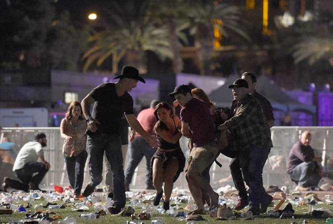 Shooting at Las Vegas concert kills at least two, suspect “down”