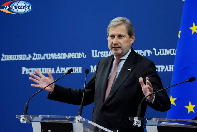 Йоханнес Хан: подписываемое соглашение поможет углублению сотрудничества между 
Арменией и Евросоюзом