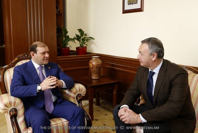 Мэр Еревана встретился с руководителем программ австрийской компании «Doppelmayr Seilbahnen»