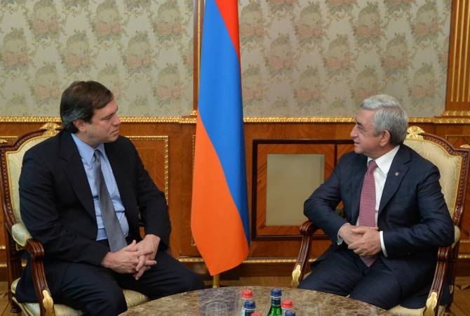 Президент Армении принял новоназначенного американского сопредседателя Минской 
группы ОБСЕ
