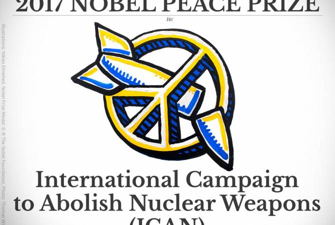 Խաղաղության Նոբելյան մրցանակը շնորհվել Է Միջուկային զենքի արգելման միջազգային ընկերությանը