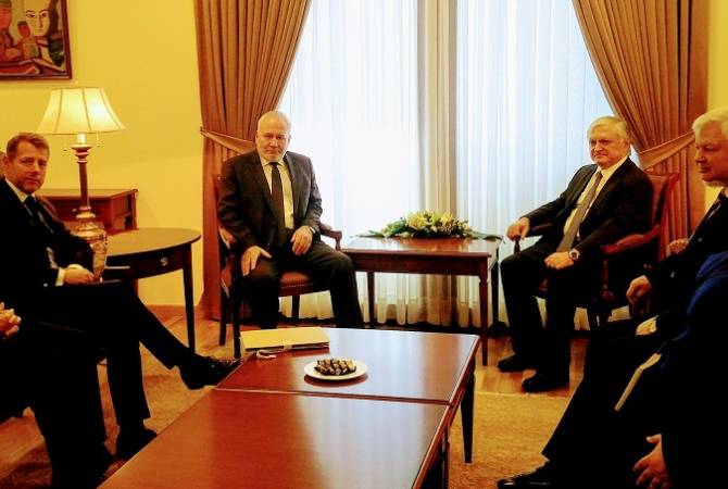 Armenian FM, OSCE Minsk Group Co-Chairs discuss situation in NK conflict zone