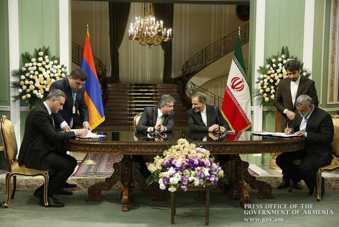 Հայաստանի և Իրանի կառավարությունների միջև մի շարք համաձայնագրեր են ստորագրվել