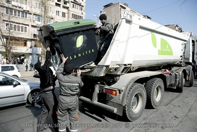 Երևանում նոր աղբամաններ են տեղադրվում