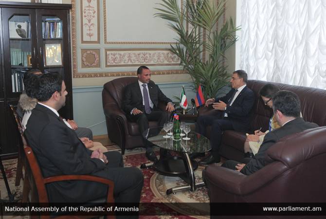 Председатель НС Армении Ара Баблоян провел  двусторонние встречи в Санкт-Петербурге
