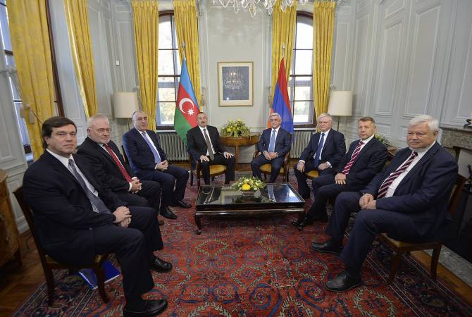 В Женеве начались переговоры между президентами Армении и Азербайджана